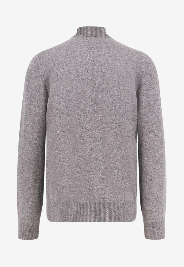 Brunello Cucinelli Cashmere High-Neck Sweater Gray M2200103CF423_Grey_34275613