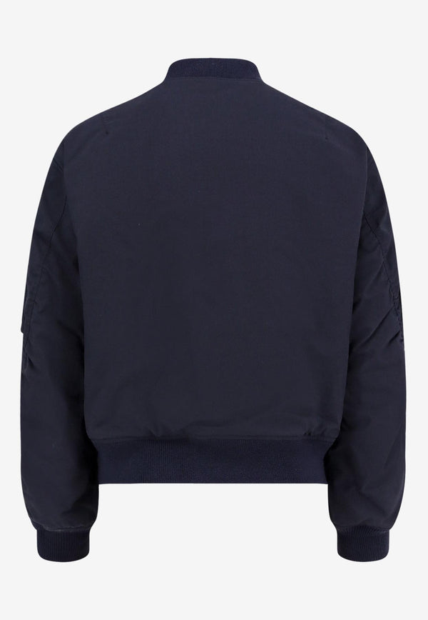 Givenchy Zip-Up Bomber Jacket Blue BM01CQ164Z410410_Blue_34275569