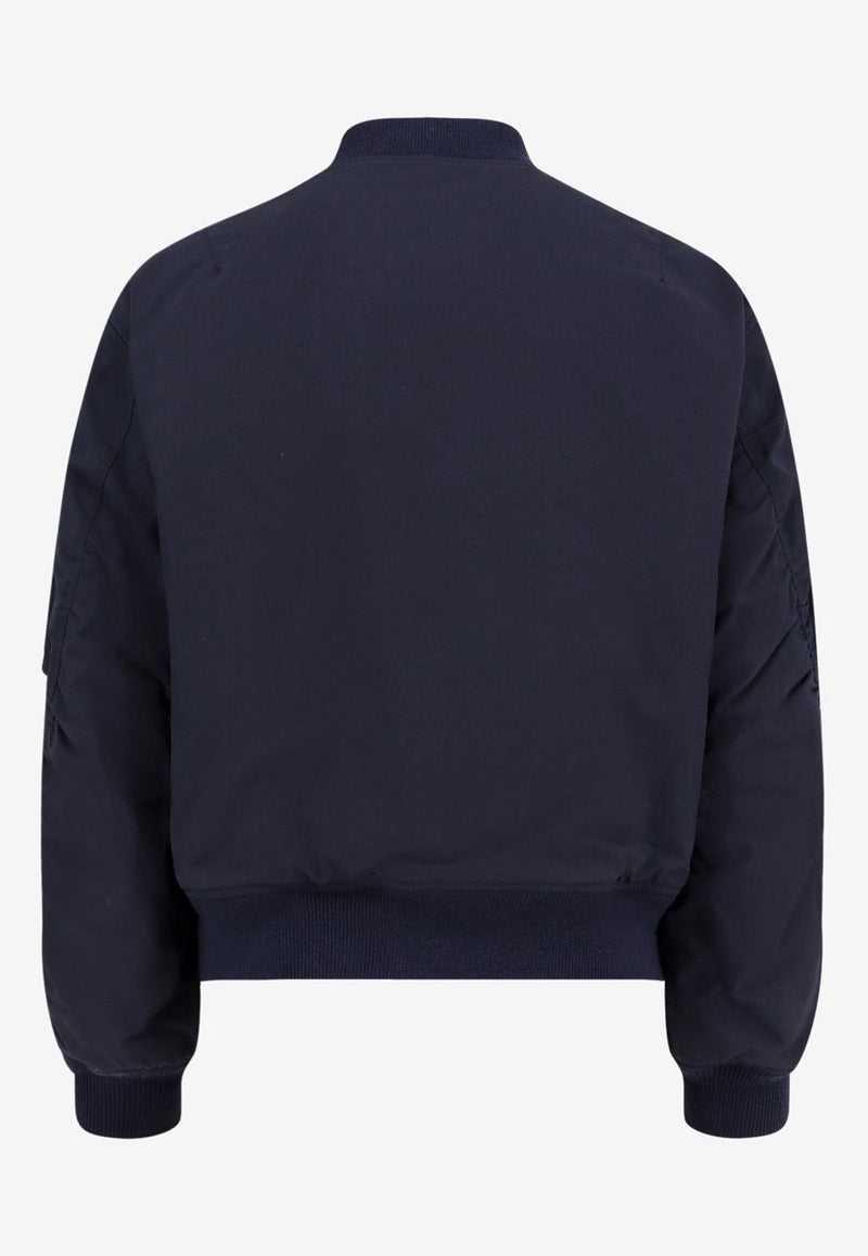 Givenchy Zip-Up Bomber Jacket Blue BM01CQ164Z410410_Blue_34275569