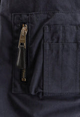 Givenchy Zip-Up Bomber Jacket Blue BM01CQ164Z410410_Blue_34275569