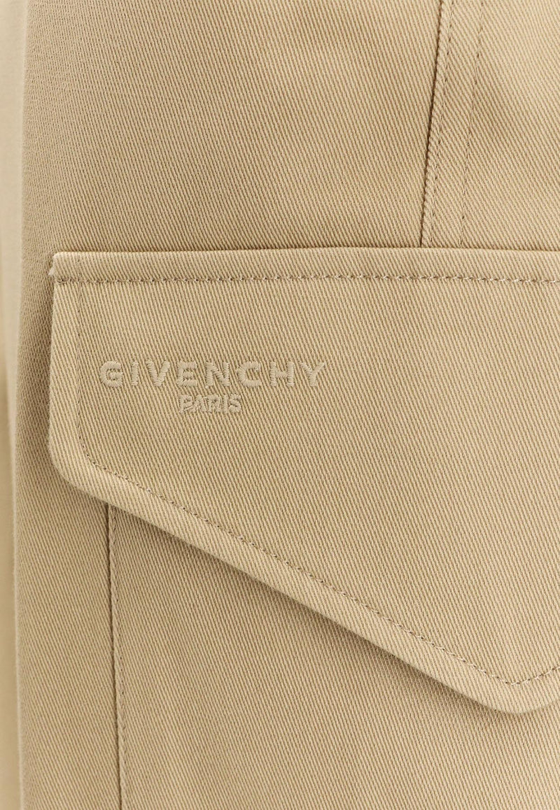 Givenchy Wool-Blend Cargo Pants Beige BW517K164D250_Beige_34275608