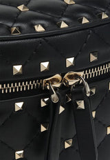 Valentino Rockstud Spike Leather Vanity Bag Black 6W2B0Q93NAP0NO_Black_34275591
