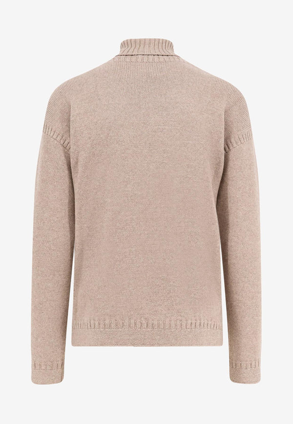 Loro Piana Tyne High-Neck Cashmere Sweater Beige FAP5976D0V9_VOLCANIC SOIL_29850778