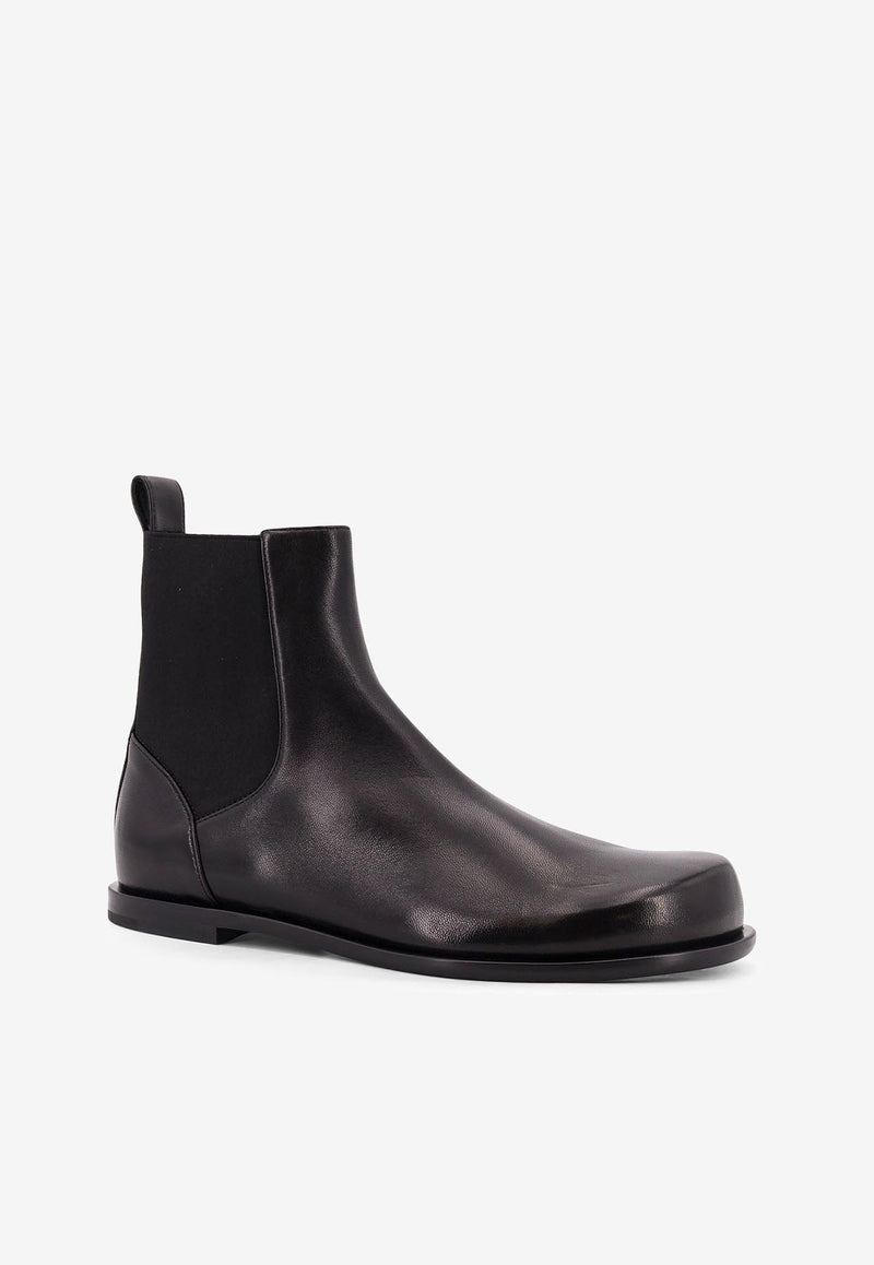 Brunello Cucinelli Lace-Up Leather Boots Brown MZOLG3036PC8279_Dark Brown_34275570