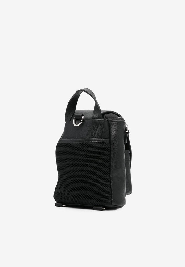 Fendi Mini Strike Cher Messenger Bag Black 7VZ086AMAC_F0GXN_NEROPALLADIO_34276965