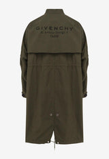 Givenchy Stamped Logo Long Parka Khaki BM01D1164Z305305_KHAKI_34275581