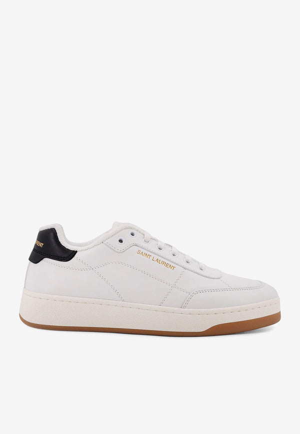 Saint Laurent SL/61 Leather Sneakers White 81947600NI09061_Blanc Optique/Nero_29852323