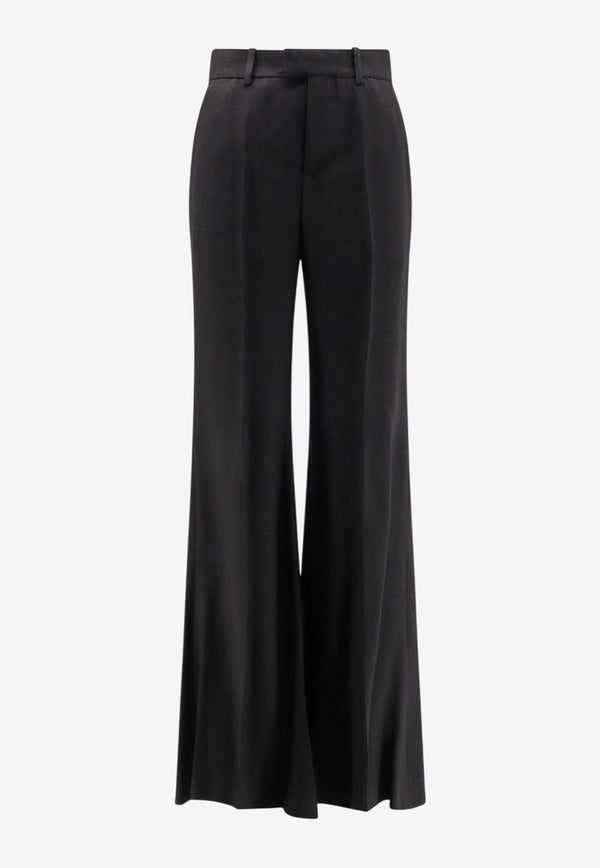 Balenciaga Wide-Leg Tailored Pants Black 843495TSO171000_Black_34275636