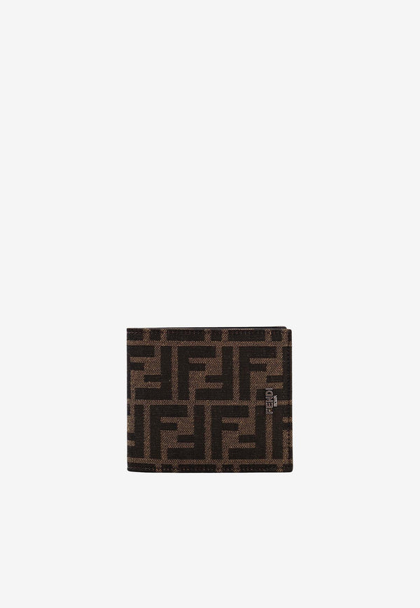Fendi FF Jacquard Leather Wallet Brown 7M0169ALWKF0L3T_Tbmrnrpall_34276972