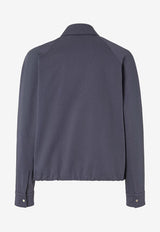 Fendi FF Logo Zip-Up Jacket Blue FW1393AUVIF0PTH_Blue_34276918