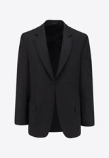 Balenciaga Single-Breasted Wool Blazer Black 838840TJT351000_Black_34275564