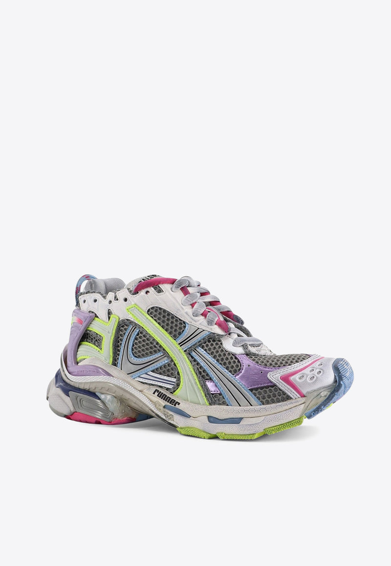 Balenciaga Runner Mesh Low-Top Sneakers Multicolor 772767W3RMU1745_Grey_34275559