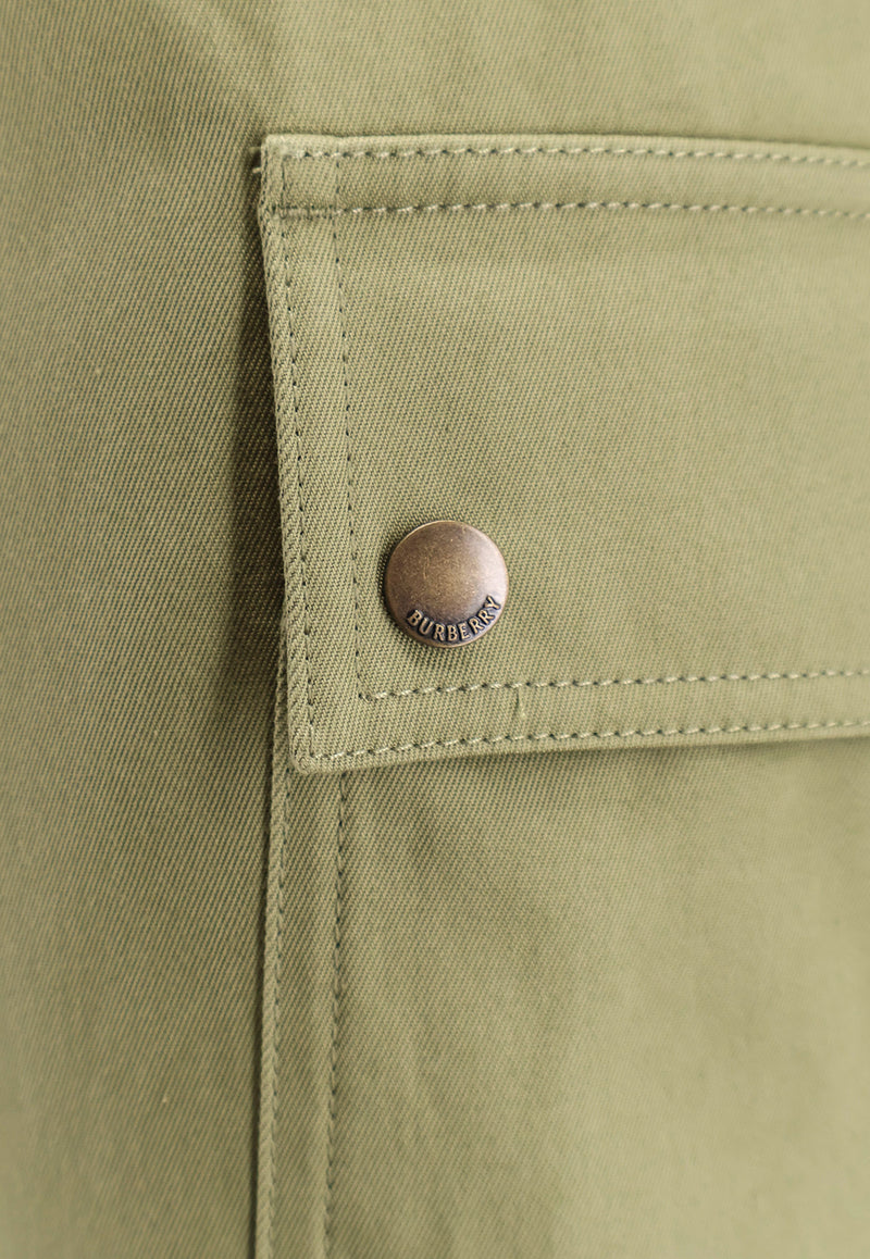 Burberry Wide-Leg Cargo Pants Khaki 8110293C2982_WREATH_34275648