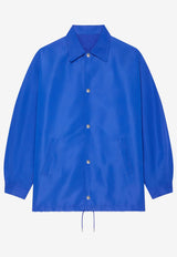 Givenchy Logo Stamped Jacket Blue BM01DW166P422422_Electric blue_34275603