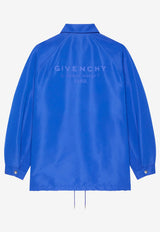 Givenchy Logo Stamped Jacket Blue BM01DW166P422422_Electric blue_34275603