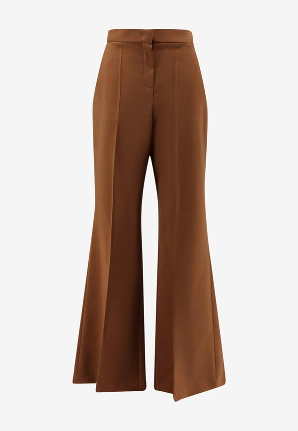Fendi Classic Wool-Blend Pants Brown FR6648AQ3HF1T6L_Tobacco_34276949