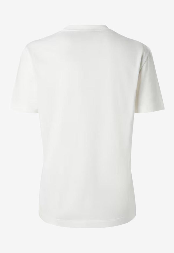 Fendi Fendi Roma 1925 Print T-shirt White FS7254AVF9F08QQ_OFFWHITE_34276938