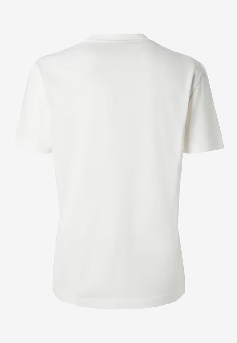 Fendi Fendi Roma 1925 Print T-shirt White FS7254AVF9F08QQ_OFFWHITE_34276938