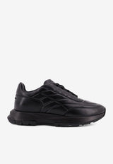 Givenchy Embossed Logo Leather Sneakers Black BH00AYH1WH001001_Black_34275678