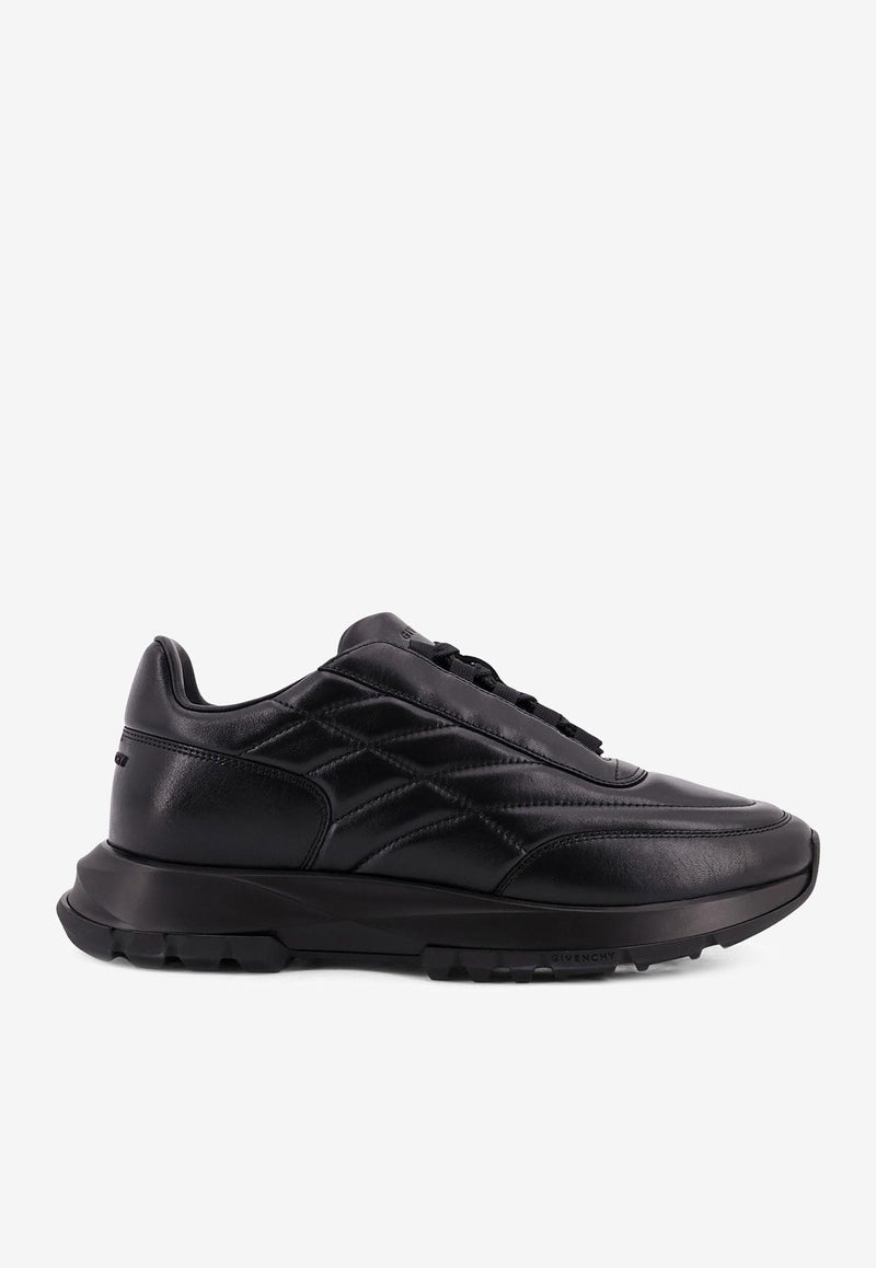 Givenchy Embossed Logo Leather Sneakers Black BH00AYH1WH001001_Black_34275678