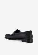 Fendi FF Logo Calf Leather Loafers Black 7D1804TDKF0QA1_Black_34276925