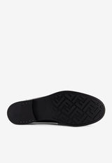 Fendi FF Logo Calf Leather Loafers Black 7D1804TDKF0QA1_Black_34276925