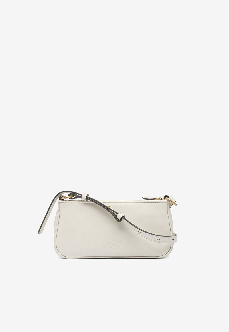 PINKO Mini Half Moon Baguette Crossbody Bag White 105069A0QOZ14Q_ca698a25-bdfa-4ad3-95ec-1dfe5089ed8c