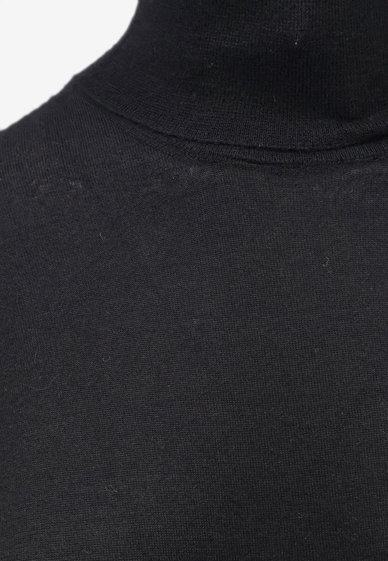 Brunello Cucinelli Ribbed High-Neck Sweater Black M2300103CH101_NERO GRIGIO SCURO_30005273