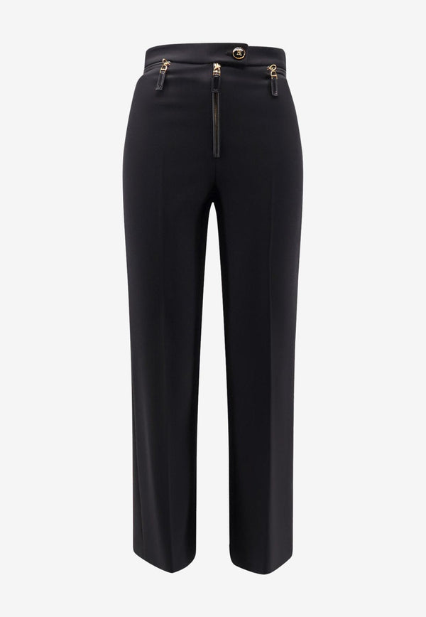 Elisabetta Franchi Straight-Leg Tailored Pants Black PA10856E2110_Nera_29845522