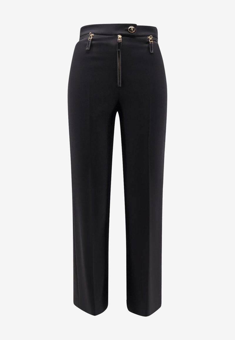 Elisabetta Franchi Straight-Leg Tailored Pants Black PA10856E2110_Nera_29845522