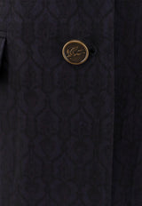 Etro Single-Breasted Jacquard Wool Blazer Blue WRCA003499TJ248B0665_Blue_29848457