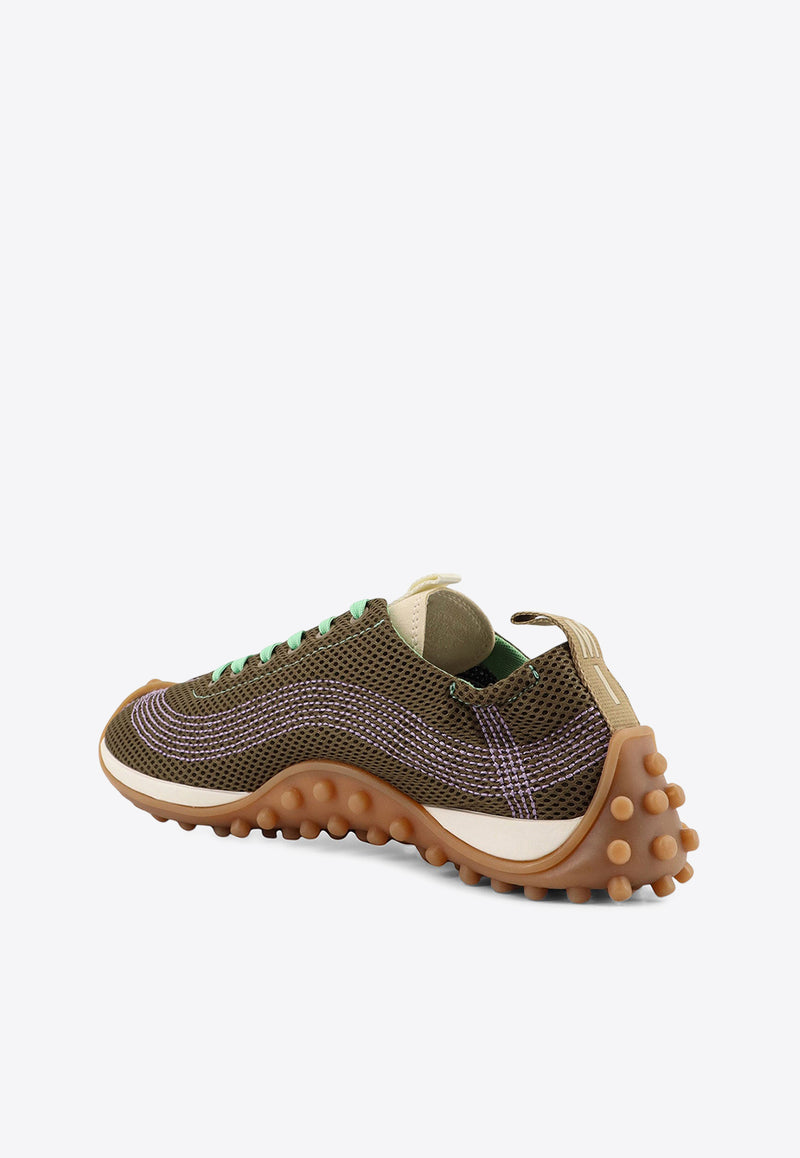 AMI PARIS Mirage Lace-Up Sneakers USN505AW0003298_Brown_29848676