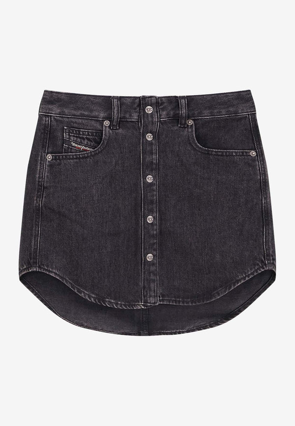 Diesel Denim Mini Skirt Black A17916068KE02_Black_29839944
