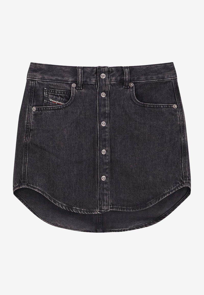 Diesel Denim Mini Skirt Black A17916068KE02_Black_29839944
