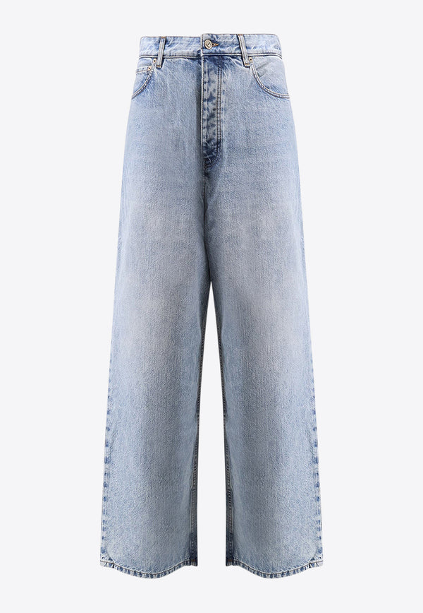 Balenciaga Faded Wide-Leg Jeans Blue 745213TRW556185_CLASSIC_29846944