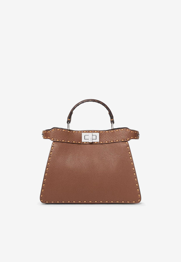 Fendi Small Peekaboo ISeeU Top Handle Bag Brown 8BN327AYDIF1TVA_GIAND+MARR+CAPP+P_29851366