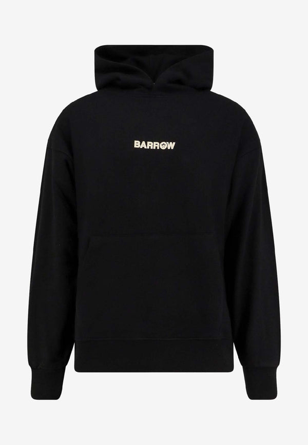 Barrow Bear Print Hooded Sweatshirt Black F5BWUAHS047110_Black_29842035