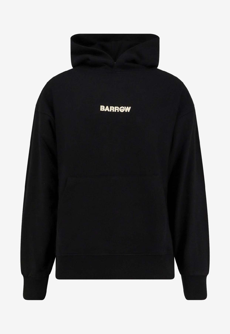 Barrow Bear Print Hooded Sweatshirt Black F5BWUAHS047110_Black_29842035