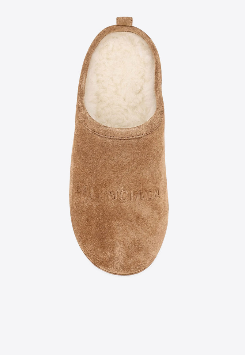 Balenciaga Alaska Suede Platform Mules Brown 825258WBFC12200_BROWN/WHITE_29840960