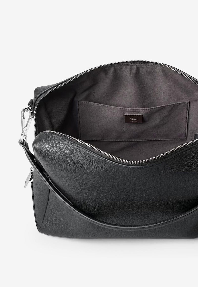 Fendi Large Lui Grained Leather Shoulder Bag Black 7VA667ASIHF0GXN_Black_29850158