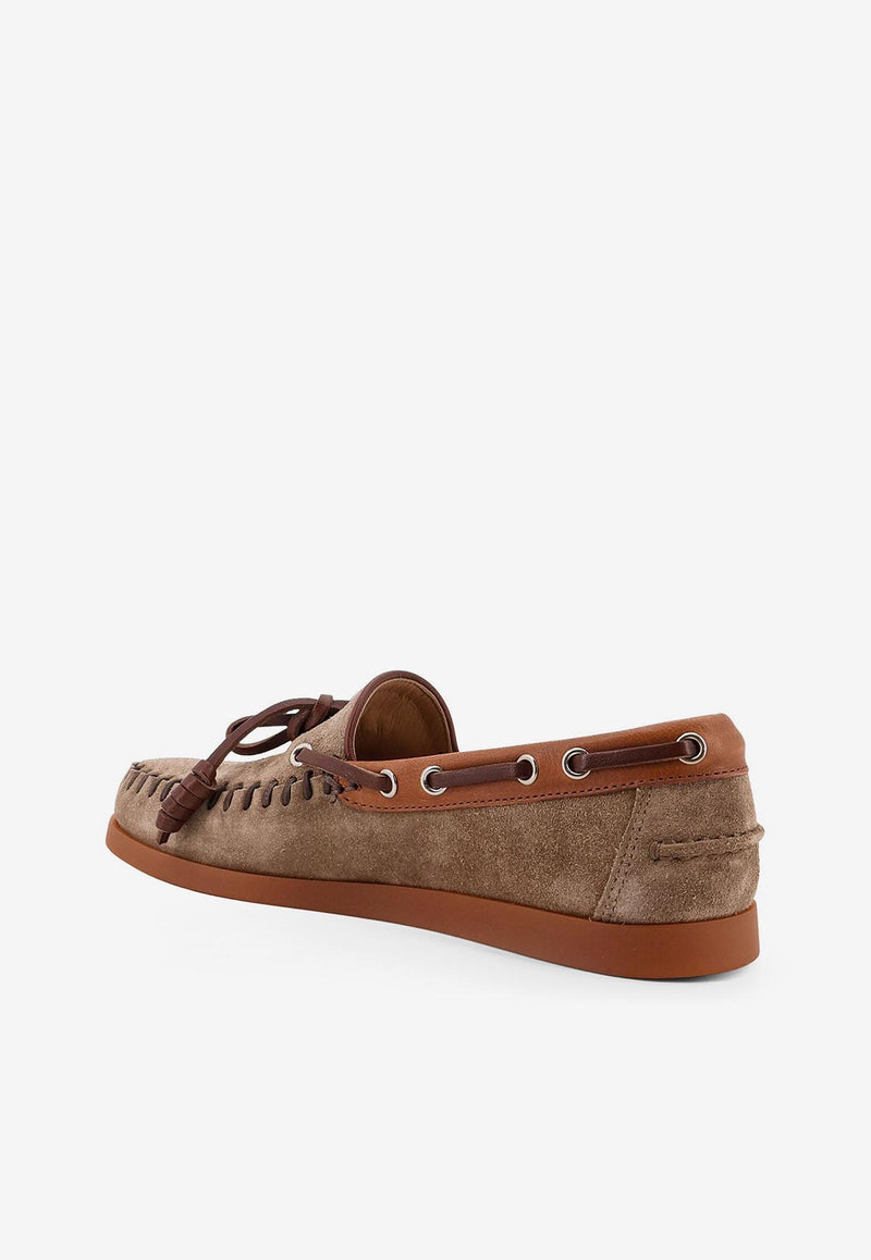 Valentino Palm Avenue Suede Loafers Brown 7W2S0MW1BTLAMV_DARK KHAKI-TOBACCO/BARK BROWN_29848547