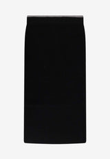 PINKO Wool-Blend Midi Skirt Black 105489A2Q9Z99_Black_29840856