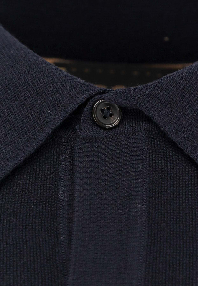 Hugo Boss Basic Wool Polo T-shirt Blue 50543220404_Blue_30008358