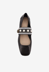 PINKO Max Embellished Ballet Flats Black SD0381P003Z99_Black_29845043