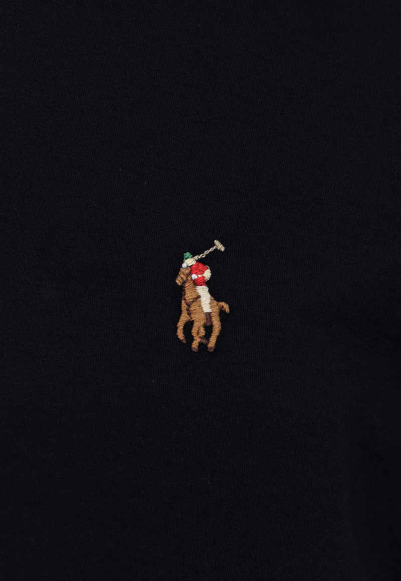 Polo Ralph Lauren Long-Sleeved Logo T-shirt Black 710760121001_POLO BLACK_29844070