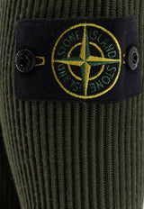 Stone Island Logo Patch Ribbed Sweater Green K2S155100053S00C2V0054_Military Green_29839003