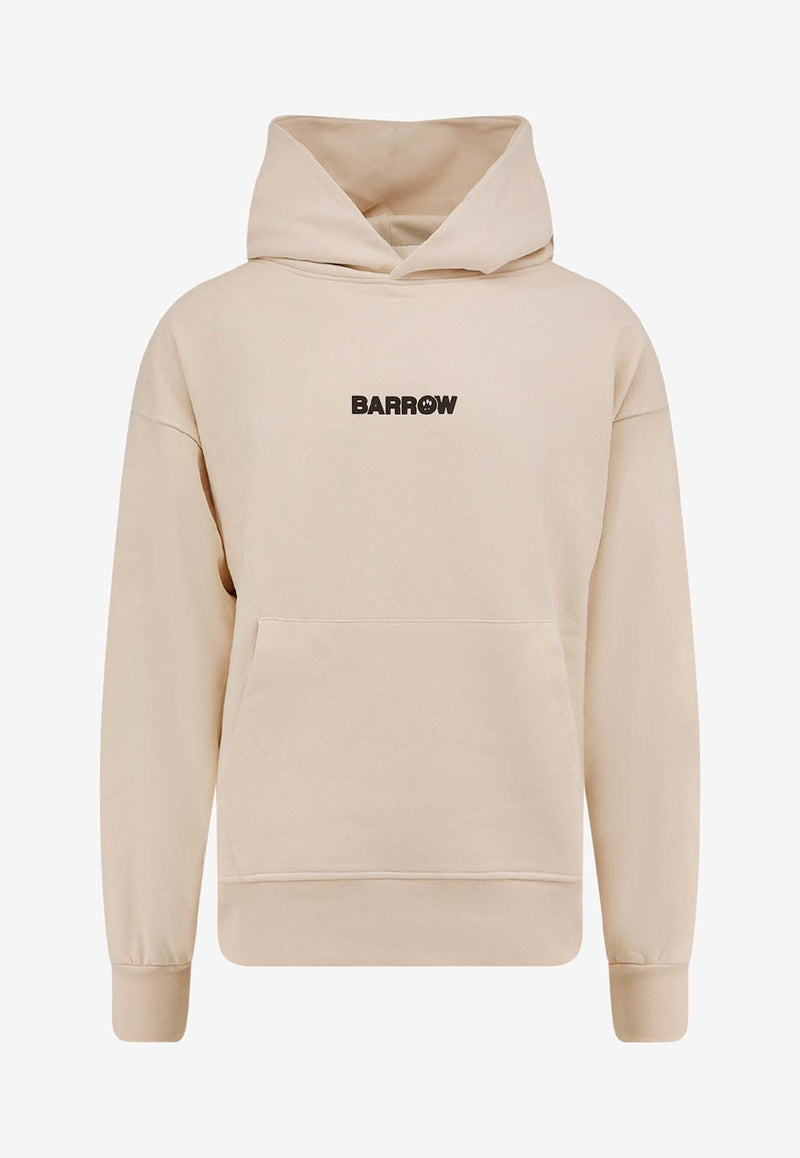 Barrow Bear Print Hooded Sweatshirt Beige F5BWUAHS04713_Beige_29842094
