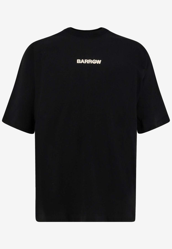 Barrow Bear Print Logo T-shirt Black F5BWUATH049110_Black_29844858