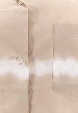 Aspesi Tie-Dye Short-Sleeved Shirt Beige G5401L137_10136_Beige_32772278