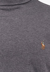 Polo Ralph Lauren Embroidered Logo Turtleneck Sweater Gray 710760126020_BARCLAY HEATHER_29840547